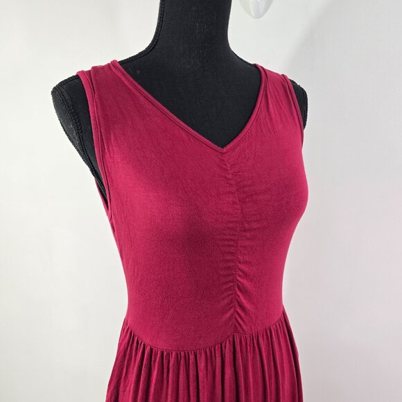 🍷Burgundy/Merlot/Wine Soft & Stretchy Dress - Picture 11 of 14